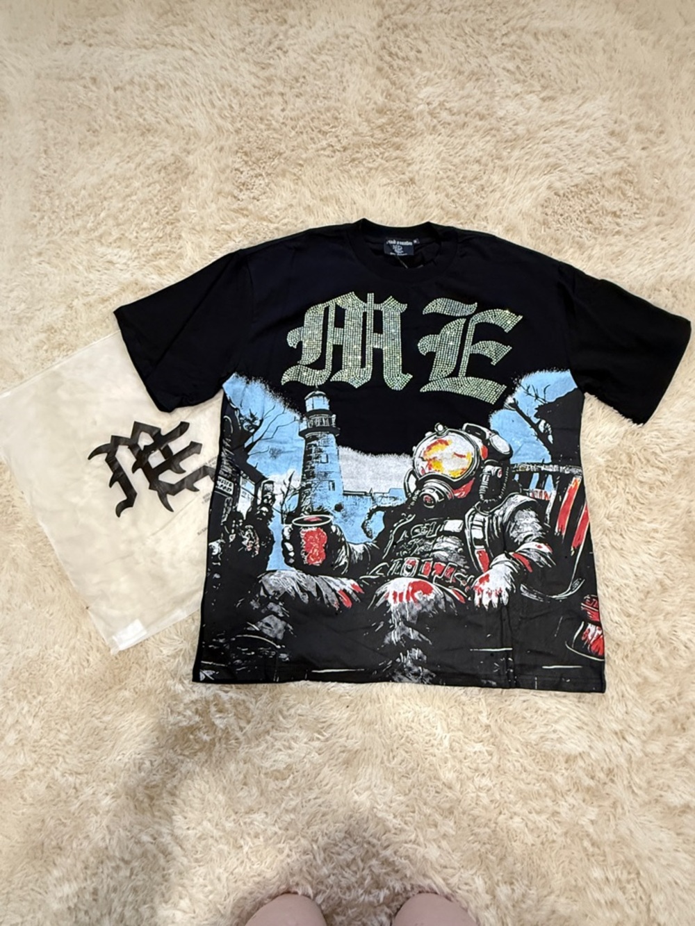 Mixed Emotions Rhinestone Astronaut Tee